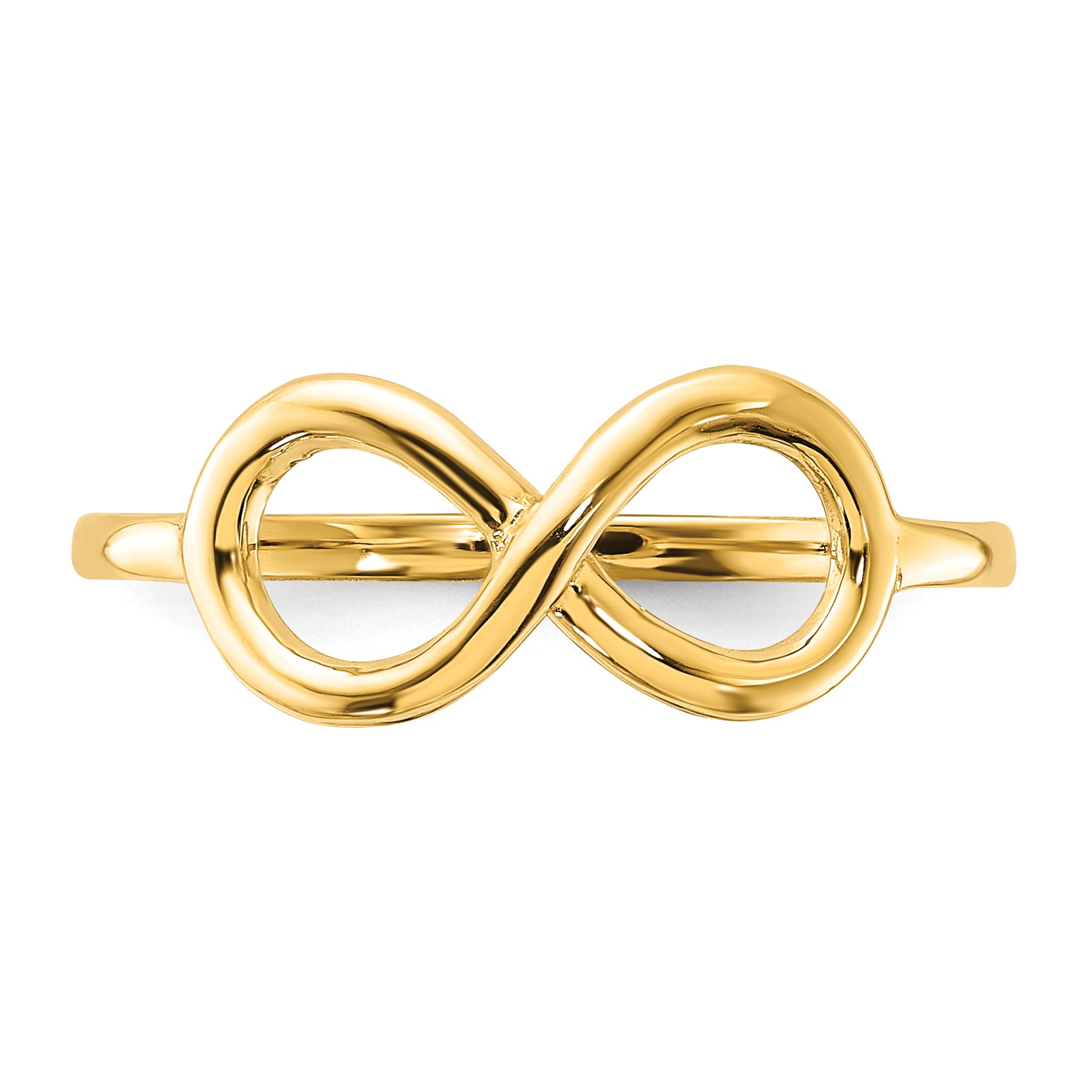 14k Polished Infinity Ring K5750