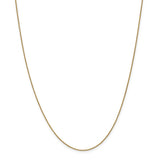 14K 10 inch .85mm Spiga with Lobster Clasp Anklet PEN161
