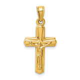 14K Crucifix Reversible to Cross Pendant K6297