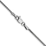 14K White Gold 10 inch 1.25mm Spiga with Lobster Clasp Anklet PEN31