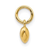 14K Polished 3-D Puffed Heart Charm K747