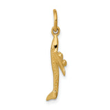 14k 3-D Jet Charm A4278/L