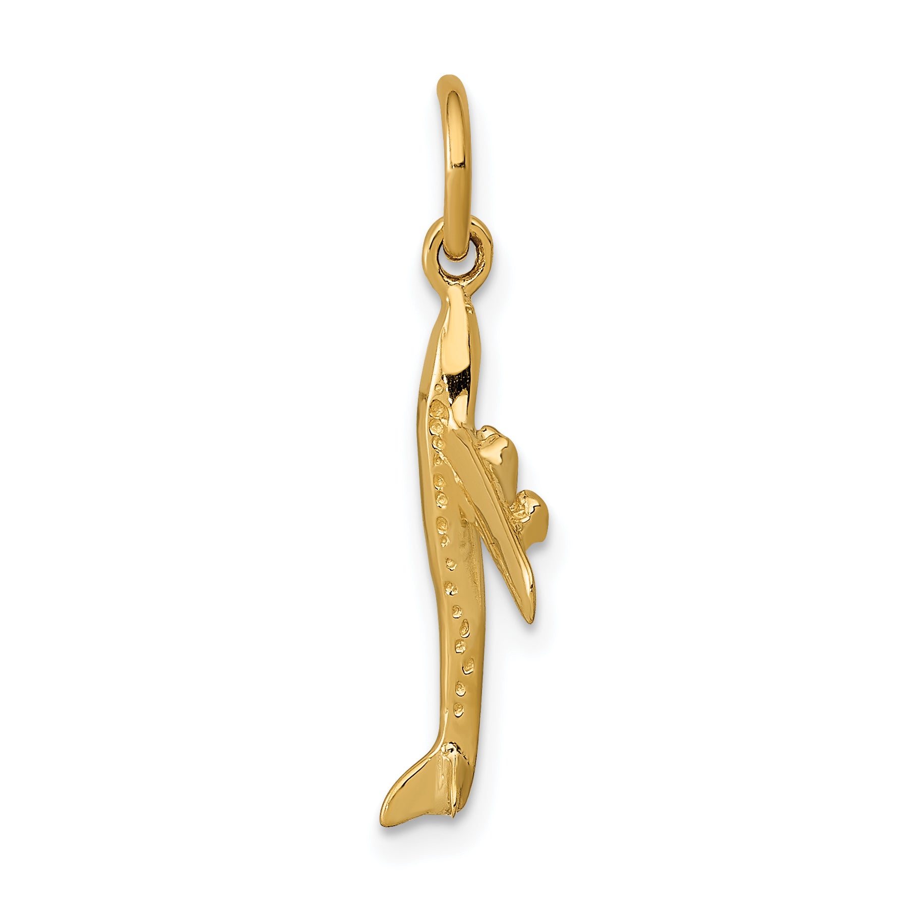 14k 3-D Jet Charm A4278/L