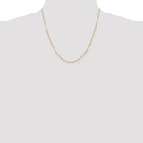 14K 14 inch 1.10mm Singapore with Spring Ring Clasp Chain PEN9