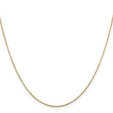 14K 10 inch .6mm Octagonal Snake with Lobster Clasp Anklet OSA080