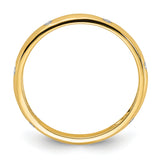 14k Rose Gold 3mm 6-stone 1/10 carat Diamond Band RM5621