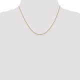 14K 14 inch .70mm Ropa with Spring Ring Clasp Chain RPA015
