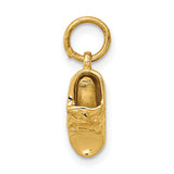 14k  3-D Single Baby Shoe Charm A0158/A