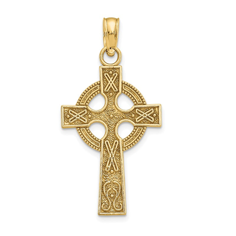 14k Celtic Cross Pendant K5047