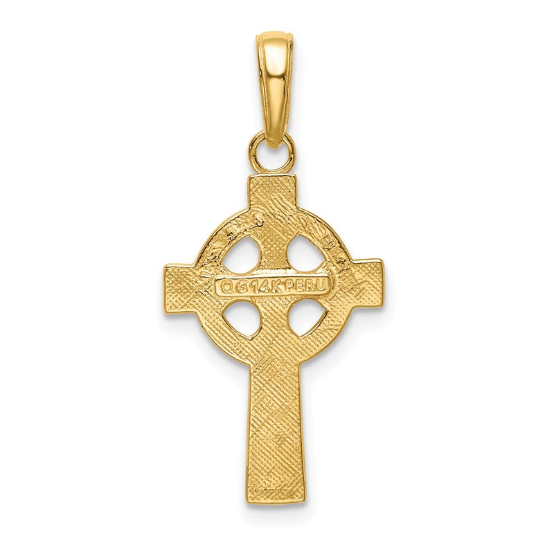 14k Celtic Cross Pendant K5047
