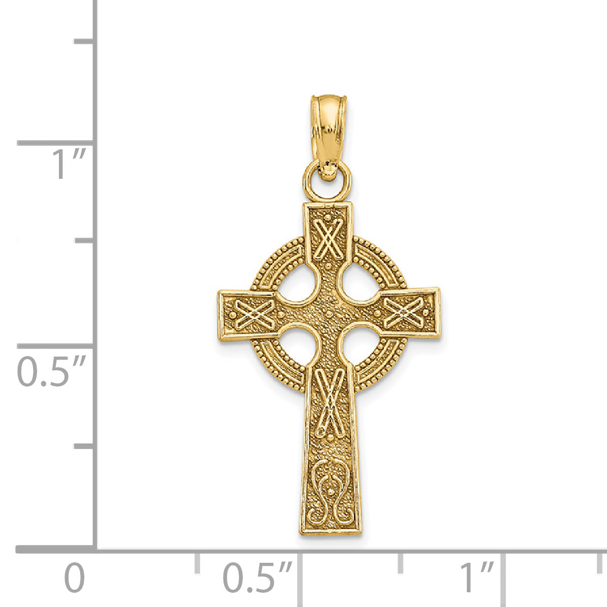 14k Celtic Cross Pendant K5047