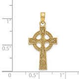 14k Celtic Cross Pendant K5047
