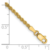14K 14 inch 2.1mm Spiga with Lobster Clasp Chain PEN13
