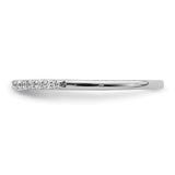 14k White Gold 2mm 1/8 carat Diamond Band RM5622