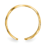 14k Celtic Knot Design Toe Ring D3090