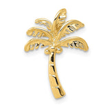 14k Palm Tree Chain Slide K4914