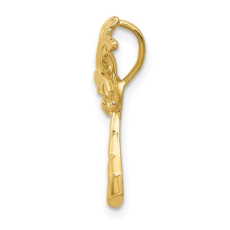 14k Palm Tree Chain Slide K4914