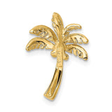 14k Palm Tree Chain Slide K4914