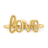 14k Polished LOVE Ring K5742
