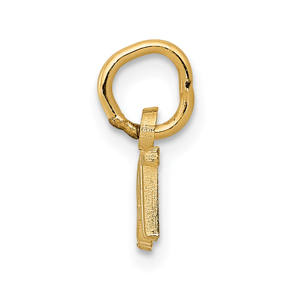 14K Polished BRAT Charm C1061