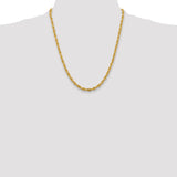 14K 26 inch 5.4mm Semi Solid Rope with Lobster Clasp Chain BC170
