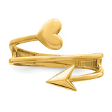 14K Heart and Arrow Ring R653