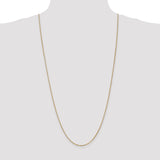 14K 26 inch 1.4mm Box with Lobster Clasp Chain BOX125