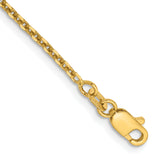 14K 26 inch 1.65mm Solid Diamond-cut Cable with Lobster Clasp Chain PEN141