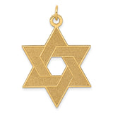 14K Laser Designed Star of David Pendant XR987