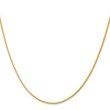 14K 10 inch 1.5mm Diamond-cut Parisian Wheat with Lobster Clasp Anklet PEN276