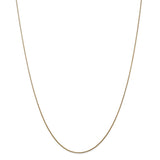 14K 10 inch .8mm Round Snake with Lobster Clasp Anklet SNA060