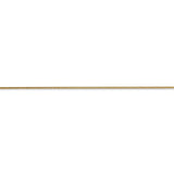 14K 10 inch .8mm Round Snake with Lobster Clasp Anklet SNA060