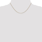 14K 10 inch .8mm Round Snake with Lobster Clasp Anklet SNA060
