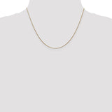 14K 10 inch .8mm Round Snake with Lobster Clasp Anklet SNA060