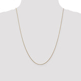14K 10 inch .8mm Round Snake with Lobster Clasp Anklet SNA060