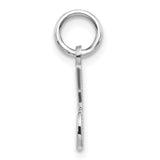 14k White Gold #1 DAD Charm WCH66
