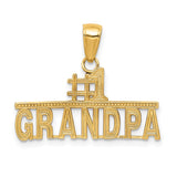 14k #1 GRANDPA Pendant K4731