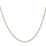 14K 10 inch .85mm Spiga with Lobster Clasp Anklet PEN161