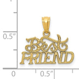14k BEST FRIEND Pendant YC482