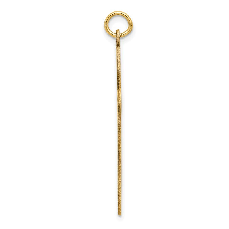 14K Laser Designed Passion Cross Pendant XR1039