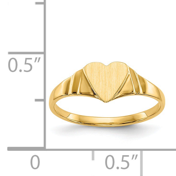 14k Children's Signet Ring CH195