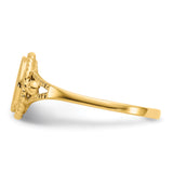 14k Childs Fancy Signet Ring R217