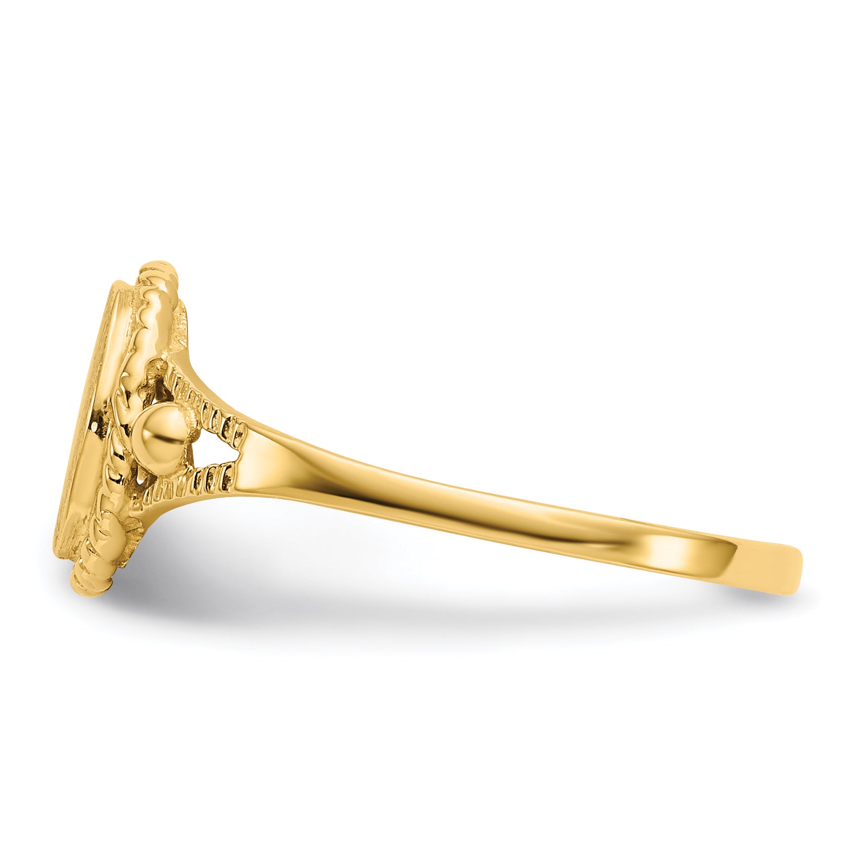 14k Childs Fancy Signet Ring R217