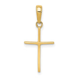 14k Polished Cross Pendant C3782