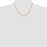 14K 26 inch 1.5mm Box with Lobster Clasp Chain BOX150