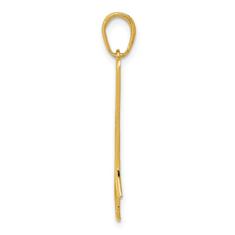 14K Trombone Pendant D4262