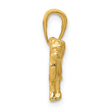 14k Springer Spaniel Dog Pendant C3512