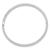 14k 3/16 White Gold 5mm Hinged Baby Bangle WBP3/16