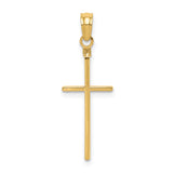 14k Polished Cross Pendant C3783