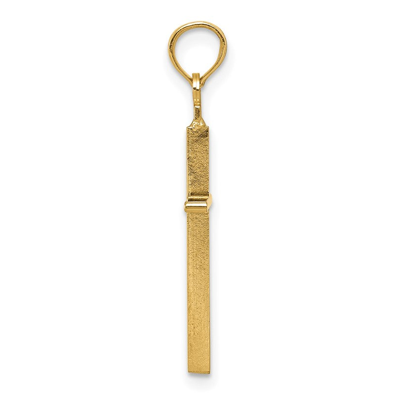 14k Polished Cross Pendant C3783